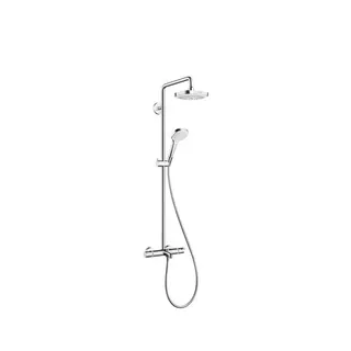 Hansgrohe Showerpipe Croma Select E 180 Wanne weiß/chrom