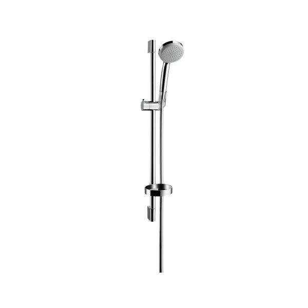 Hansgrohe Croma 100 Brausenset 1jet/Unica'C 650mm chrom mit Cassetta Seifenschale