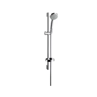 Hansgrohe Croma 100 Brausenset 1jet/Unica'C 650mm chrom mit Cassetta Seifenschale