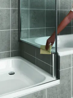 Kermi Seitenwand Pasa XP TVD 0750x 1600 BV: 720-750 SIMG ESG klar Clean – Bild 2