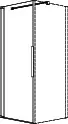 KO Pendeltür myDay TPWA R 100 975-995x2000 SMA Satinato-Optik mit GP