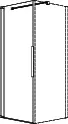 Koralle Pendeltür myDay TPWA R 90 875-895x2000 SMA Satinato-Optik mit GP