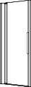Koralle Pendeltür myDay NPFA L 80 765-805x2000 SPO Satinato-Optik m. GP