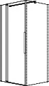 Koralle Pendeltür myDay TPFA L 80 775-795x2000 Silber matt Satinato-Optik