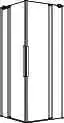 Koralle Eckdusche Schenkel myDay EPFS L 80 765-785x2000 si poliert ESG trans. m. GP