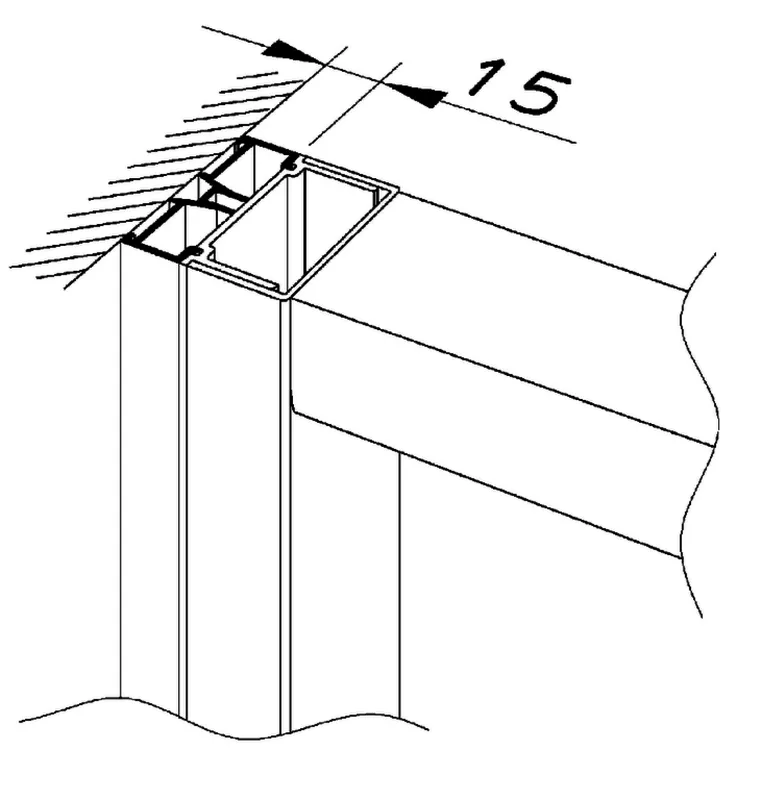 Koralle Verbreiterungsprofil E 3000 mD 2000 Silber matt