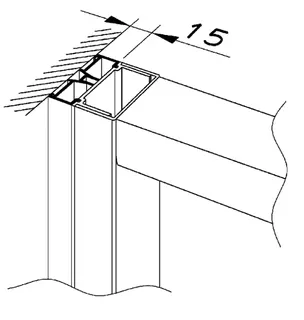 Koralle Verbreiterungsprofil E 3000 mD 2000 Silber matt