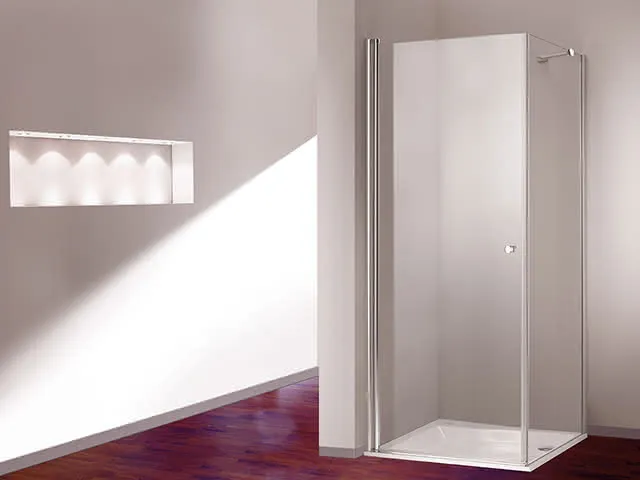 Hüppe Schwingtür 501 Design ST 800-1900 510600.087.321 silber matt Glas 321