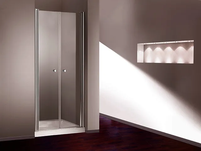 Hüppe DA 501 Design pure 4-Eck PTN 90 H:2000 weiß klar
