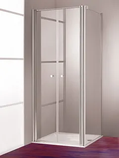 Hüppe DA 501 Design pure 4-Eck PTS 100 H:2000 chromglanz klar Anti-Plaque