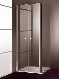 Hüppe DA 501 Design pure 4-Eck PTS 90 H:2000 silber matt klar