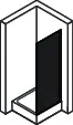 Seitenwand f. Pendelt. 80x190cm, ESG AP 501 DESIGN 510781092322 chromgl – Bild 5
