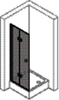 Hüppe 501 Design Schwingfalttür B1200 H2000 rechts 510975 092 321 chrom/ESG – Bild 2