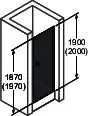 Schwingt. 100x190cm, Intima 501 DESIGN 510602087373 si-matt – Bild 4