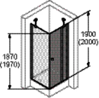 Schwingt. 100x190cm, m. FF, Intima AP 501 DESIGN 510612087375 si-matt – Bild 4