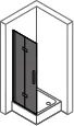 Hüppe DA Design E 4-Eck SFT 100 links H:2000 chromglanz klar – Bild 3