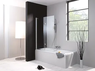 Hüppe DA 501 Design pure Badewanne Abt. SFT 120 rechts H:1500 chromglanz klar