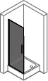 Hüppe Design elegance Schwingtür 800x2000mm 8E0604 087 321 silber/klar – Bild 3