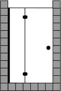 sanibel 4001-Flügeltür FE Nische links A16 S4TE21L 1000x2000mm chrom/ESG
