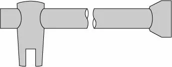 sanibel 4001/5001-Haltestange rund A16 Glas/Wand 520039 1000mm lang chrom