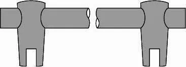 sanibel 4001/5001-Haltestange rund A16 Glas/Glas 520045 1800mm lang chrom