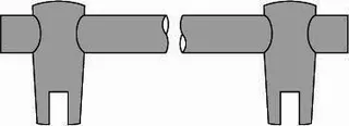 sanibel 4001/5001-Haltestange rund A16 Glas/Glas 520045 1800mm lang chrom