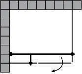 sanibel 4001/5001-Haltestange eckig A16 Glas/Glas 520072 1000mm lang chrom