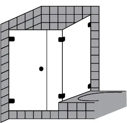 sanibel 5001-Pendeltür FE u TW a Badewanne A16 S5RR19.12 bis 1200x1200x2200mm chrom/ESG