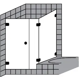 sanibel 5001-Pendeltür FE u TW a Badewanne A16 S5RE19.10 bis 1000x1000x2200mm chrom/ESG