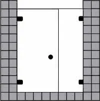 sanibel 5001-Pendeltür FE Nische A16 S5RE23.12 bis 1200x2200mm chrom/ESG