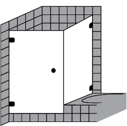 sanibel 5001-Pendeltür und Trennwand A16 S5RR14.10 bis 1000x1000x2200mm chrom/ESG
