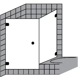 sanibel 5001-Pendeltür und Trennwand A16 S5RR14.10 bis 1000x1000x2200mm chrom/ESG