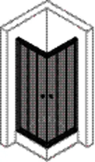 HÜPPE DA Alpha 2 4-Eck GT E3 80/80 H:1900 weiß klar Anti-Plaque – Bild 2