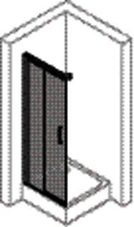 HÜPPE DA Classics 2 EasyEntry 4-Eck 1/2 GT E2 80/li H:2000 weiß klar – Bild 2