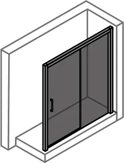 HÜPPE DA Classics 2 EasyEntry 4-Eck GT 1tlg. mfS 100/re H:2000 sim klar – Bild 3