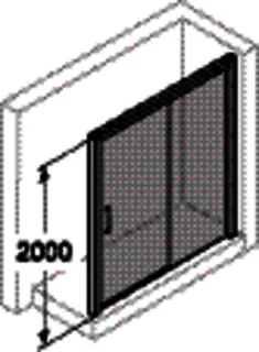 HÜPPE DA Classics 2 EasyEntry 4-Eck GT 1tlg. mfS 160/re H:2000 sim klar – Bild 4