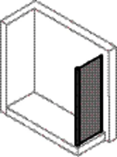 HÜPPE DA Classics 2 4-Eck SW f. GT 100 H:2000 silber matt klar – Bild 2
