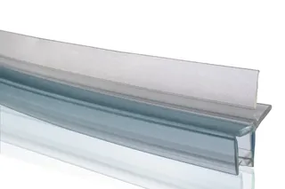 Ablaufleiste gebogen, Länge: 880 mm 4YOU # 070043 für 6 mm Glasstärke