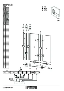 Badewanne-Schwingfalttür 2-tlg., r.Maßanf. trend4YOU, Glas mit AP, silber matt – Bild 5