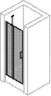Schwingtür m. FF Nische 80 H:1900 ESG aktiv4YOU 2.0, si-matt – Bild 5