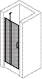 Schwingtür m. FF Nische 90 H:1900 ESG aktiv4YOU 2.0, si-matt – Bild 5