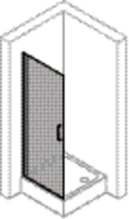 Schwingtür 80 H:2000 ESG AP aktiv 4YOU 2.0 # FC3404087322 si-matt – Bild 3
