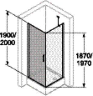Schwingtür 80 H:2000 ESG AP aktiv 4YOU 2.0 # FC3404087322 si-matt – Bild 5