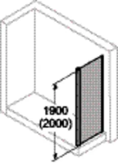 Seitenwand 80 H:1900 KG aktiv4YOU 2.0, si-matt – Bild 2