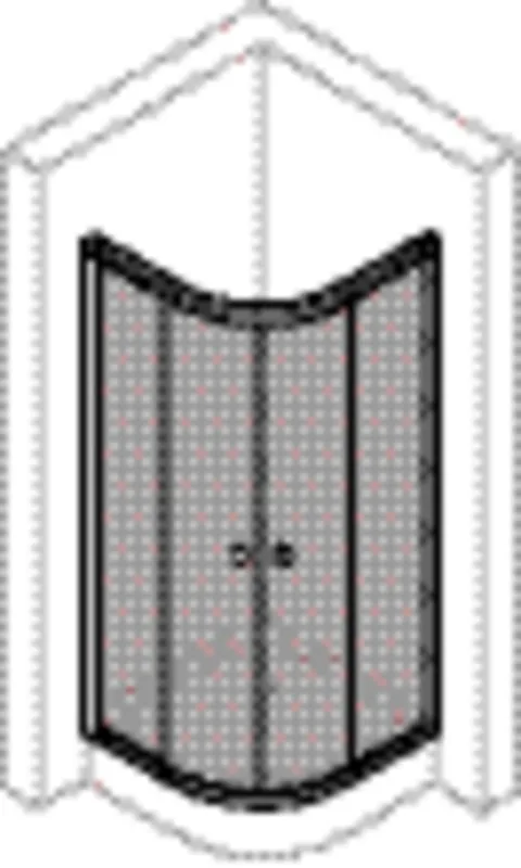 1/4 Kreis GT 80/80 H:1900 R:500 KG aktiv4YOU 2.0, si-matt