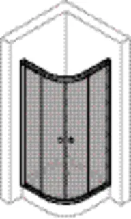 1/4 Kreis GT 90/90 H:1900 R:500 KG aktiv4YOU 2.0, si-matt