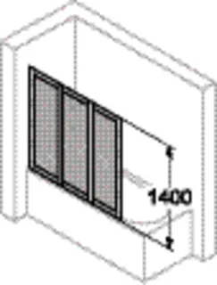 Badewannenabtrennung 3tlg.140x140,KST aktiv4YOU, si-matt – Bild 5
