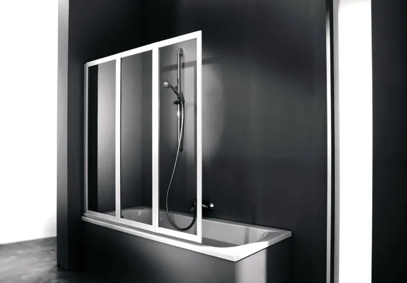 Badewannenabtrennung 3tlg.140x140,ESG aktiv 4YOU # AY0401.087.321 si-matt