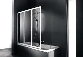 Badewannenabtrennung 3tlg.140x140,ESG aktiv 4YOU # AY0401.087.321 si-matt