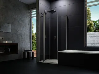 Seitenwand bewegl. 70x1900 H:1900 ESG AP trend4YOU, chr-glanz